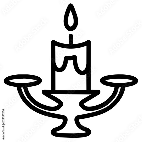 Icon of a Candle Holder
