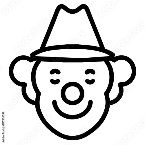 Icon of a Circus Clown
