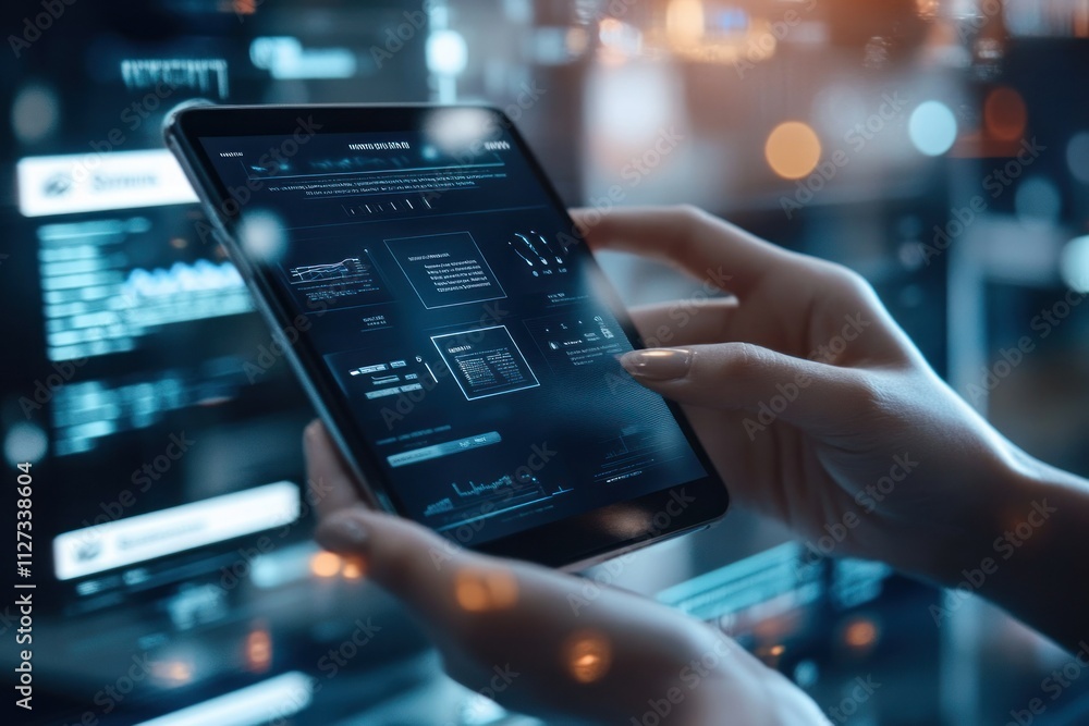 Digital Banking Interface in Futuristic Environment Digital Banking Interface in Futuristic Environment