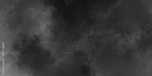 Rustic modern art watercolor atmosphere overlay effect black smoke texture overlays on abstract powder explosions Isolated background, dark gray distressed paper textured illustration grunge texture. 