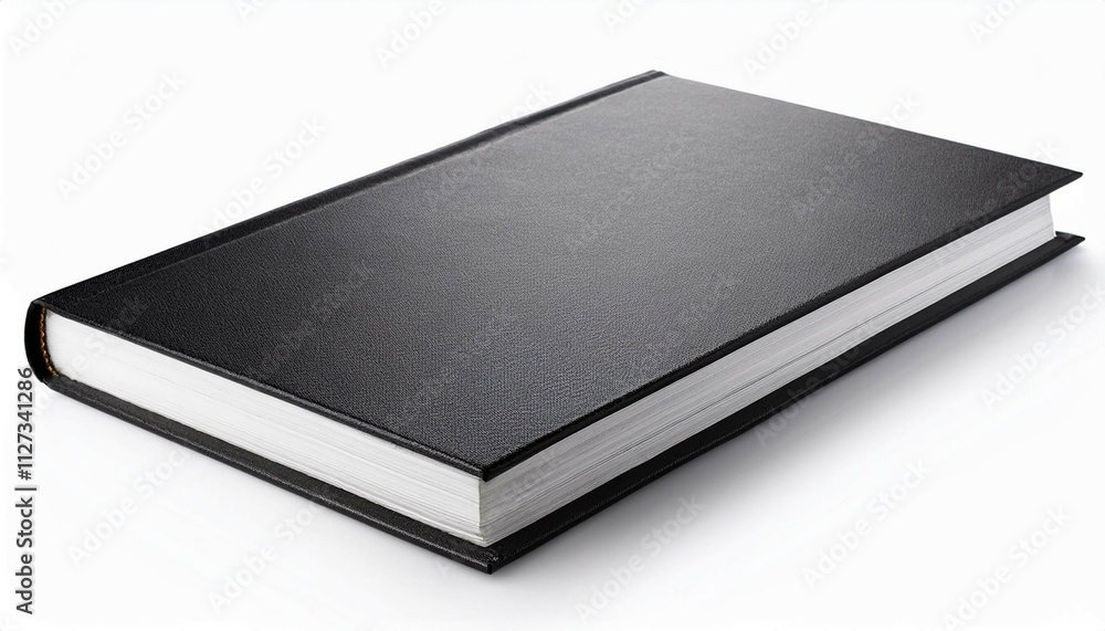 black book isolated on white black book isolated on white