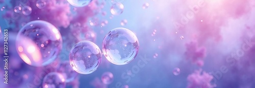 Wallpaper Mural Abstract background with striking bubbles and a kaleidoscope of colorful bokeh. Torontodigital.ca