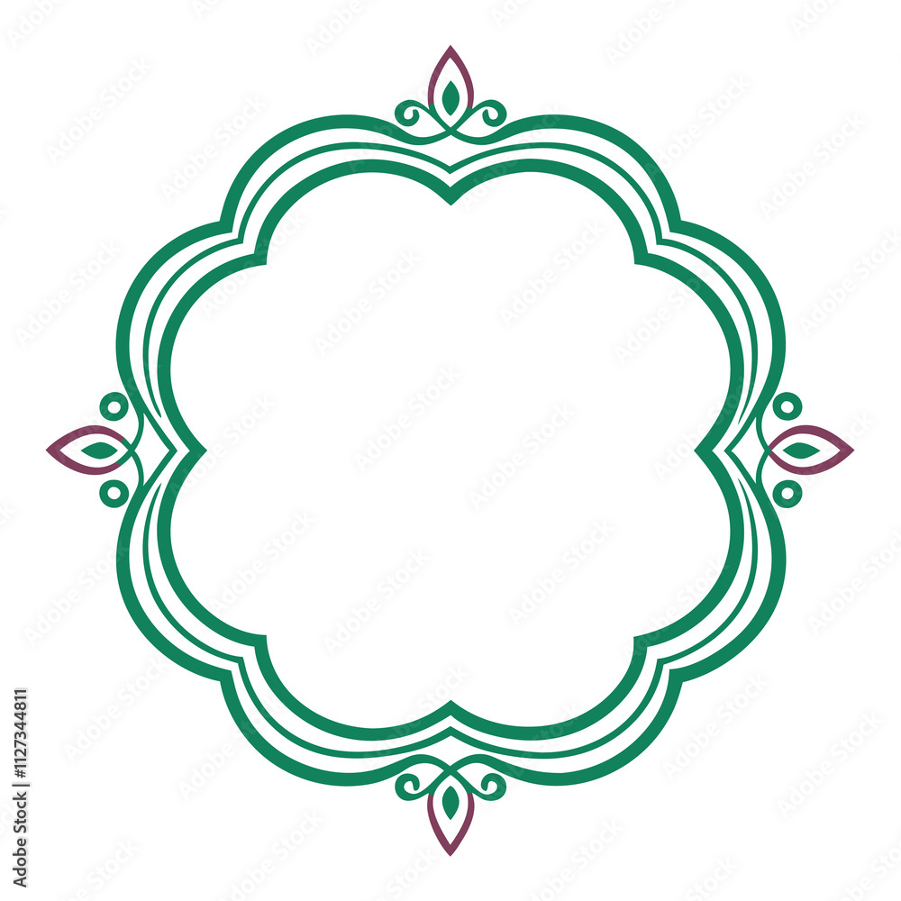 Decorative Frame Border Design with Ornament, Easily Editable Vector File MiLon Graphic Decorative Frame Border Design with Ornament, Easily Editable Vector File MiLon Graphic