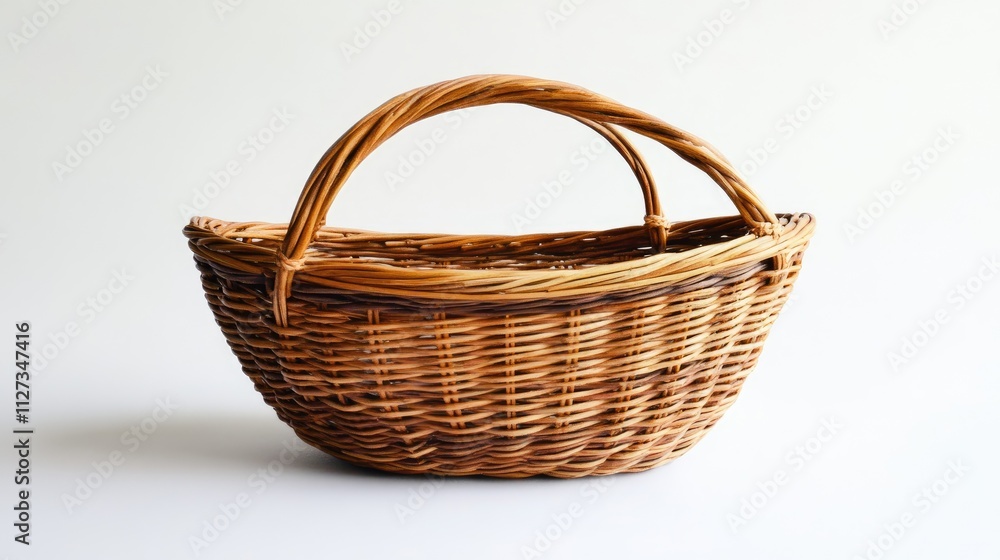 Woven Willow Wicker Basket with Handle Ideal for Home Decor and Storage Solutions Woven Willow Wicker Basket with Handle Ideal for Home Decor and Storage Solutions