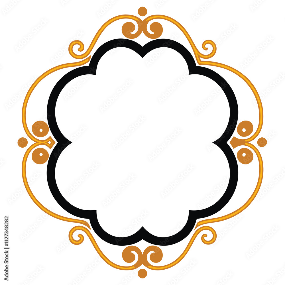 Decorative Frame Border Design with Ornament, Easily Editable Vector File MiLon Graphic Decorative Frame Border Design with Ornament, Easily Editable Vector File MiLon Graphic