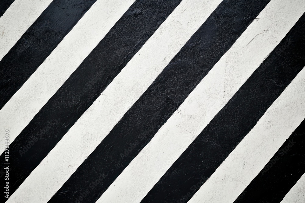 Fototapeta premium Striking Black and White Striped Pattern on Surface