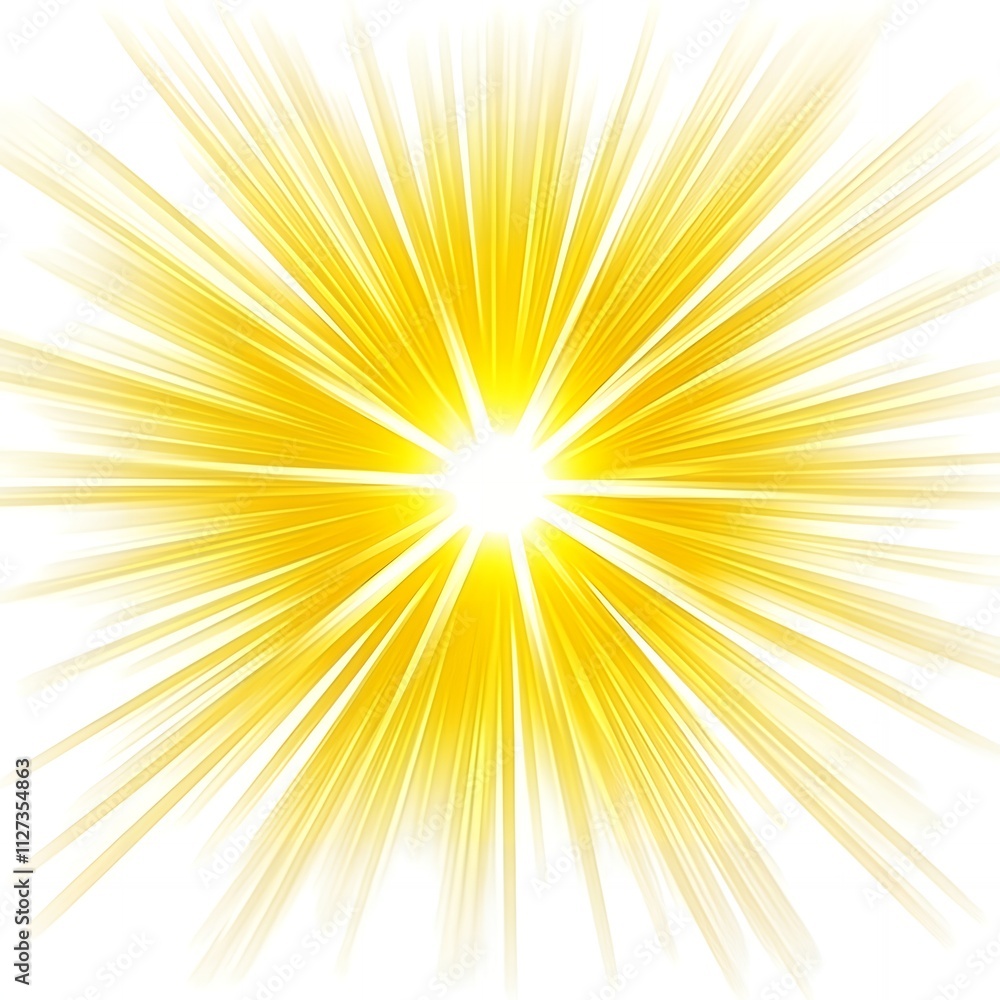 Bright Yellow Starburst Radiance Bright Yellow Starburst Radiance