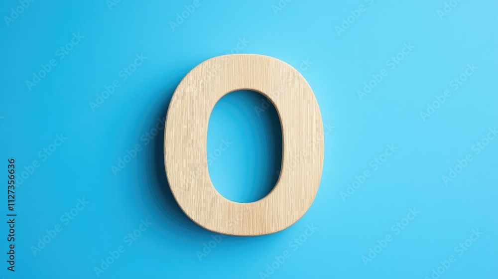 Wooden number zero on blue background with ample copy space representing zero percentage finance promotion and business concepts Wooden number zero on blue background with ample copy space representing zero percentage finance promotion and business concepts
