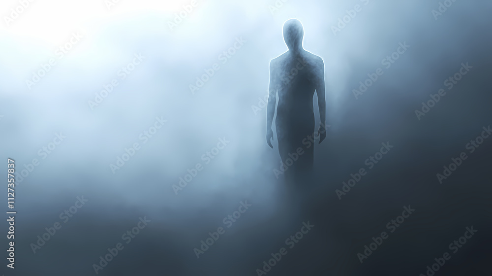 highresolution ghostly figure