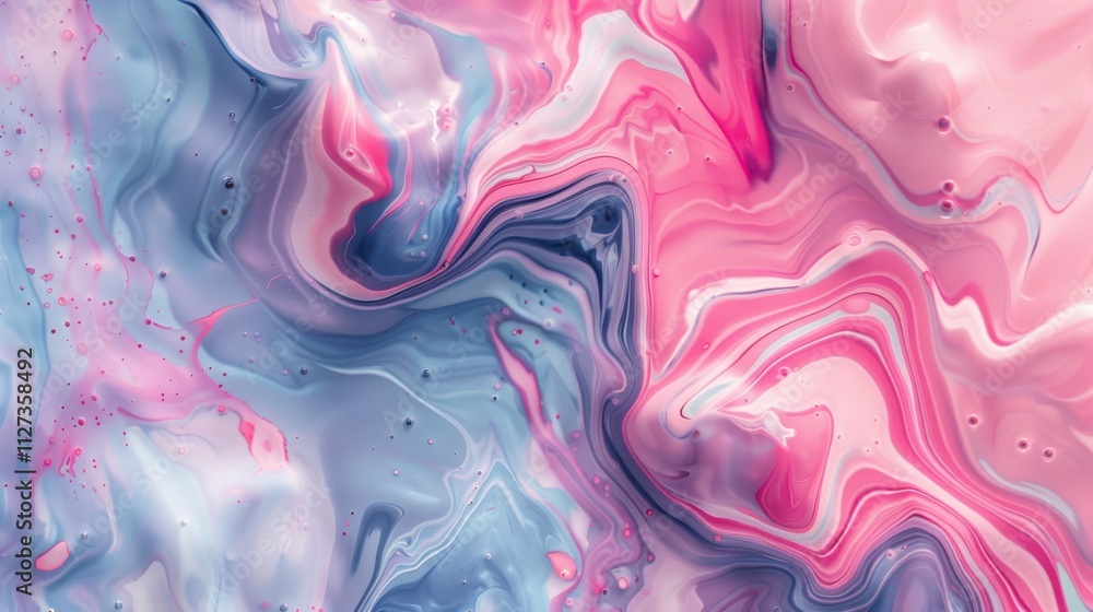 Abstract Swirling Pink and Blue Paint Texture Abstract Swirling Pink and Blue Paint Texture
