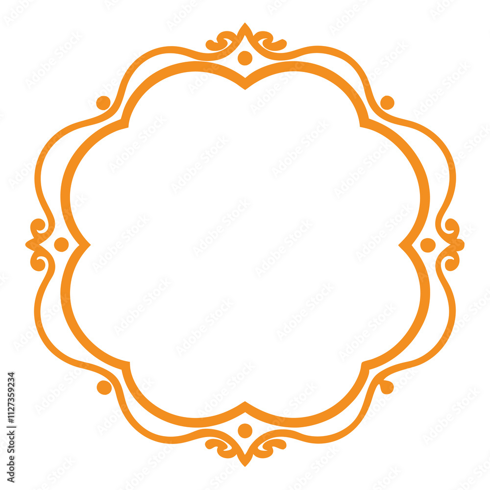 Decorative Frame Border Design with Ornament, Easily Editable Vector File MiLon Graphic Decorative Frame Border Design with Ornament, Easily Editable Vector File MiLon Graphic