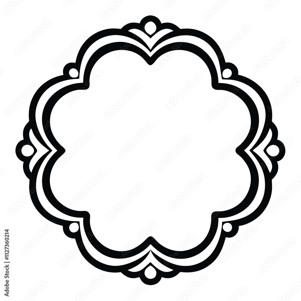 Decorative Frame Border Design with Ornament, Easily Editable Vector File MiLon Graphic Decorative Frame Border Design with Ornament, Easily Editable Vector File MiLon Graphic