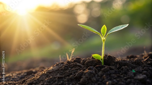 Sunrise Seedling Close-up C...