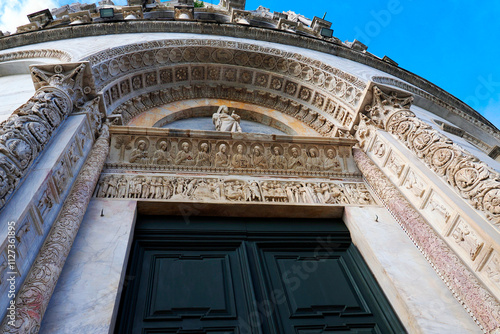 Obraz na płótnie Tuscany Pisa Square of Miracles Baptistery w salonie