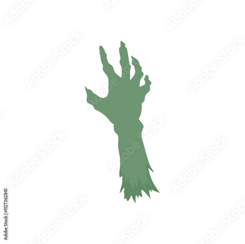 Cartoon halloween zombie hands