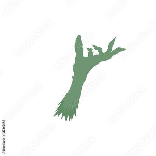 Cartoon halloween zombie hands