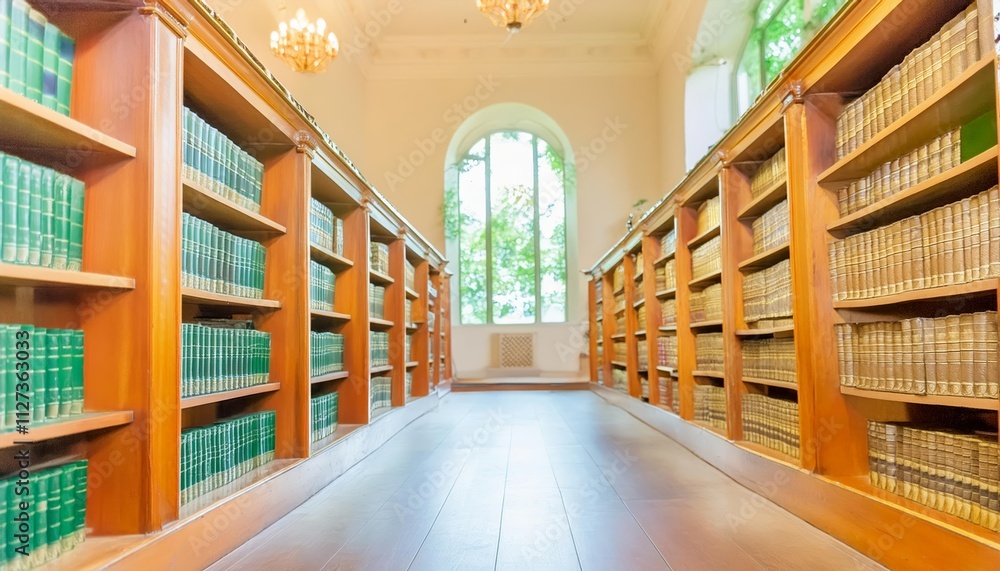 A comprehensive view of a law library filled with rows of books and legal references within a law firm, showcasing the importance of legal literature in supporting A comprehensive view of a law library filled with rows of books and legal references within a law firm, showcasing the importance of legal literature in supporting