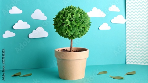 Miniature Topiary in Pot Pa...