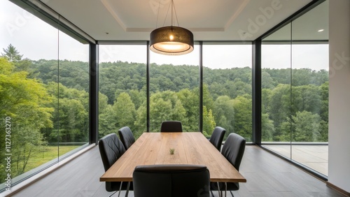 Modern Dining Room with For...
