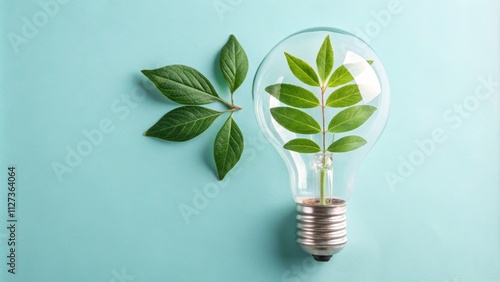 Green Sprout in Lightbulb F...