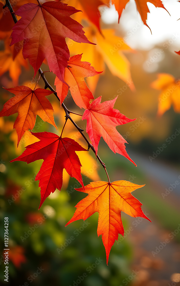 Vibrant autumn leaves create a colorful backdrop against the natural beauty of the changing seasons scenery outside._00002_ Vibrant autumn leaves create a colorful backdrop against the natural beauty of the changing seasons scenery outside._00002_