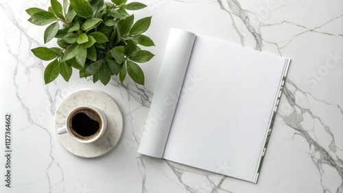 Flatlay Mockup Blank Notebo...
