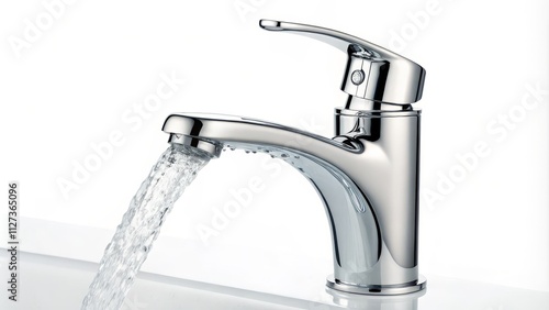 Chrome Faucet with Flowing ...