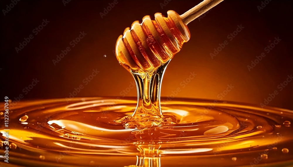 Dripping Golden Honey: Liquid Gold in Motion for a Visual Delight Dripping Golden Honey: Liquid Gold in Motion for a Visual Delight