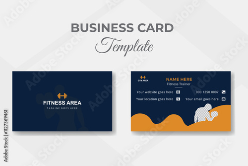 Personal Creative Trainer Business Card Template Design