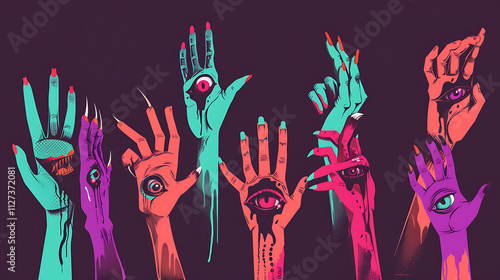 Eyes on You: A Creepy Illustration