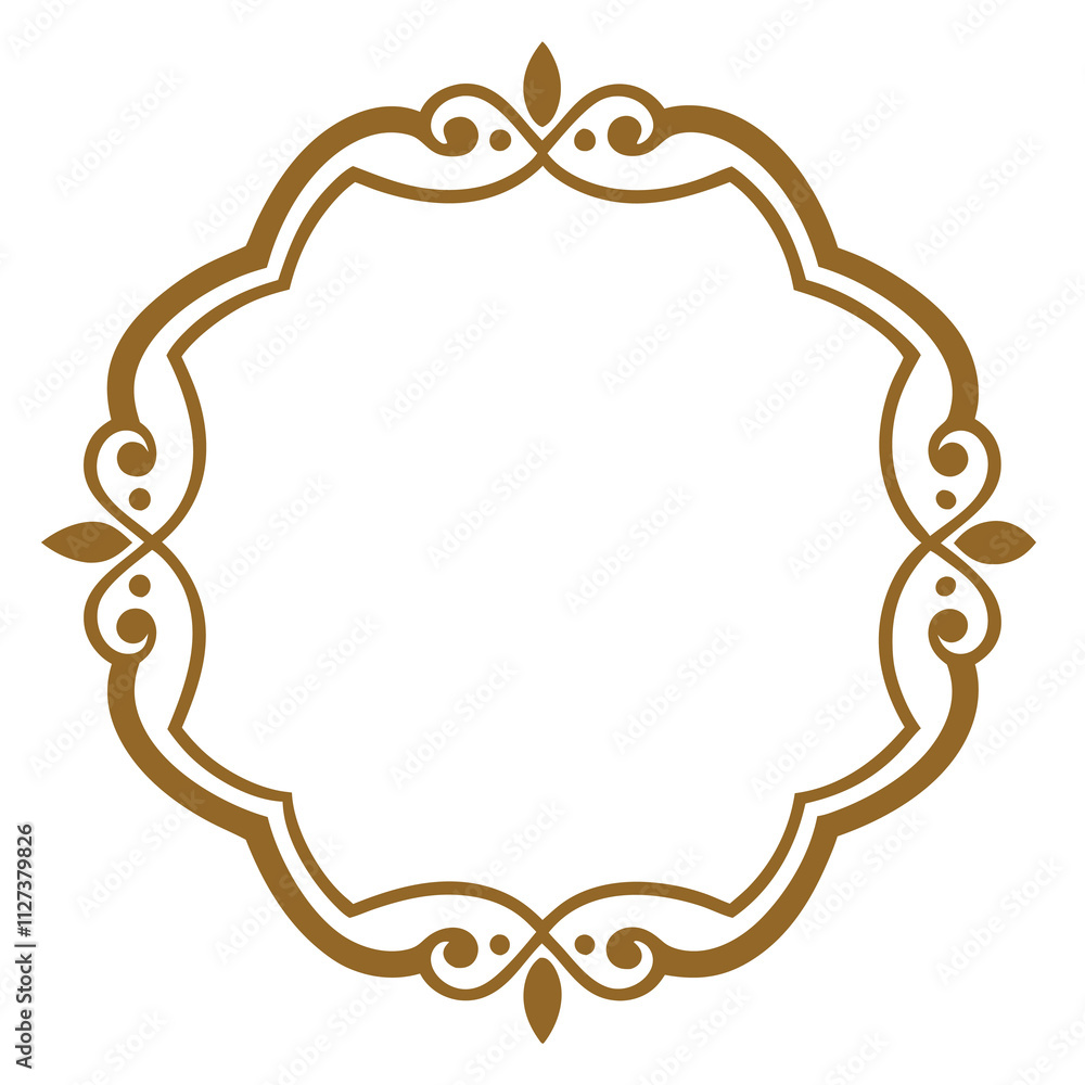 Decorative Frame Border Design with Ornament, Easily Editable Vector File MiLon Graphic Decorative Frame Border Design with Ornament, Easily Editable Vector File MiLon Graphic