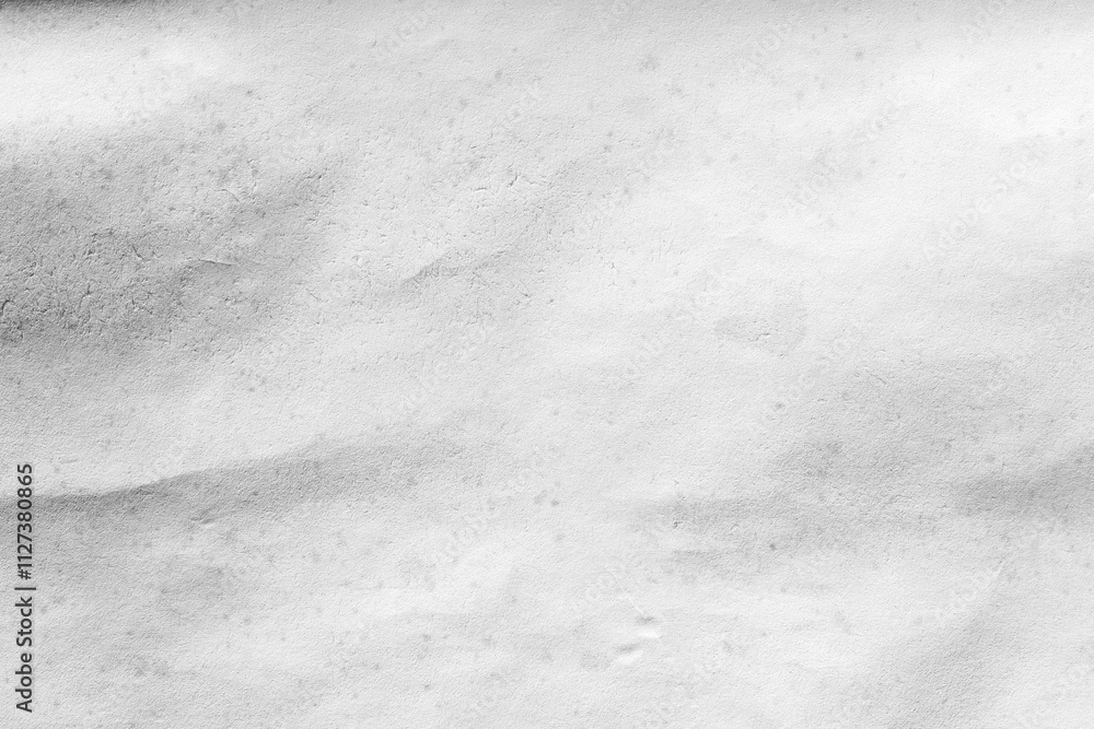 Naklejka premium grey macro crumpled paper texture with stains
