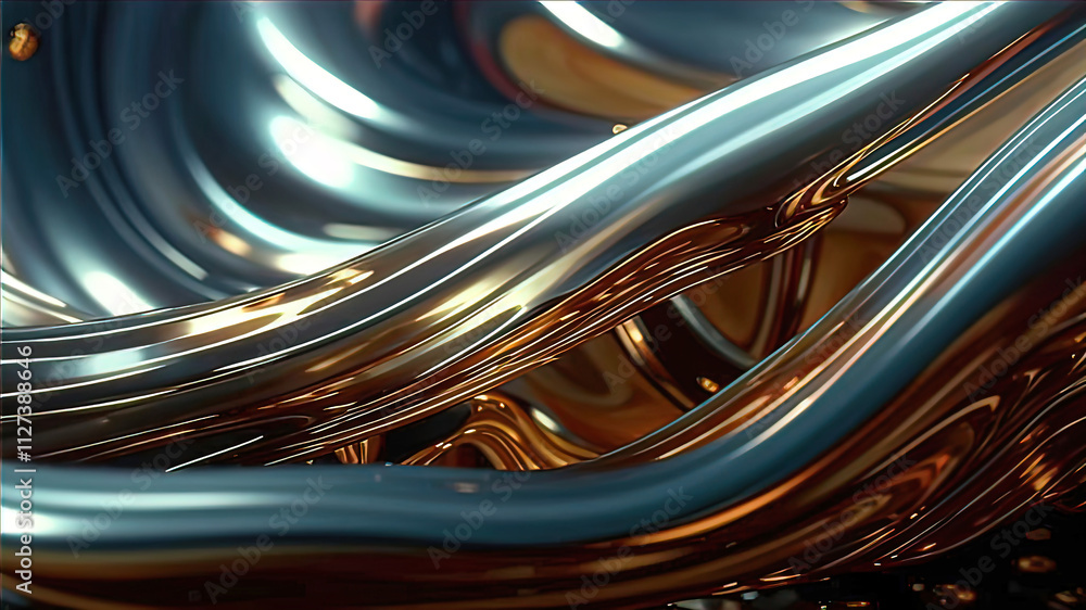 Abstract liquid bright metal texture background with shades, flowing and twisted metallic background, 3d, creative phone wallpaper Abstract liquid bright metal texture background with shades, flowing and twisted metallic background, 3d, creative phone wallpaper