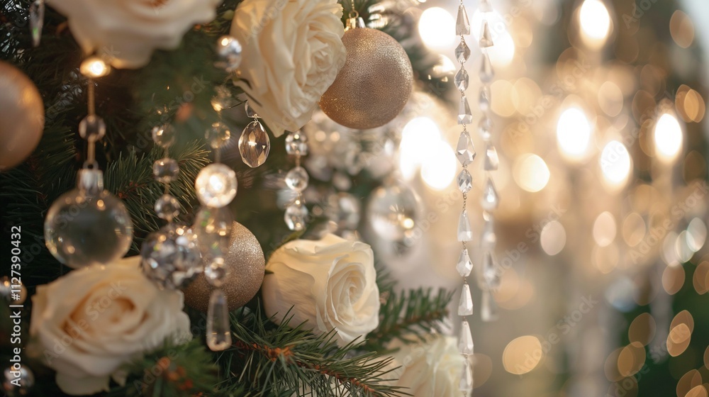 Obraz premium elegant Christmas décor