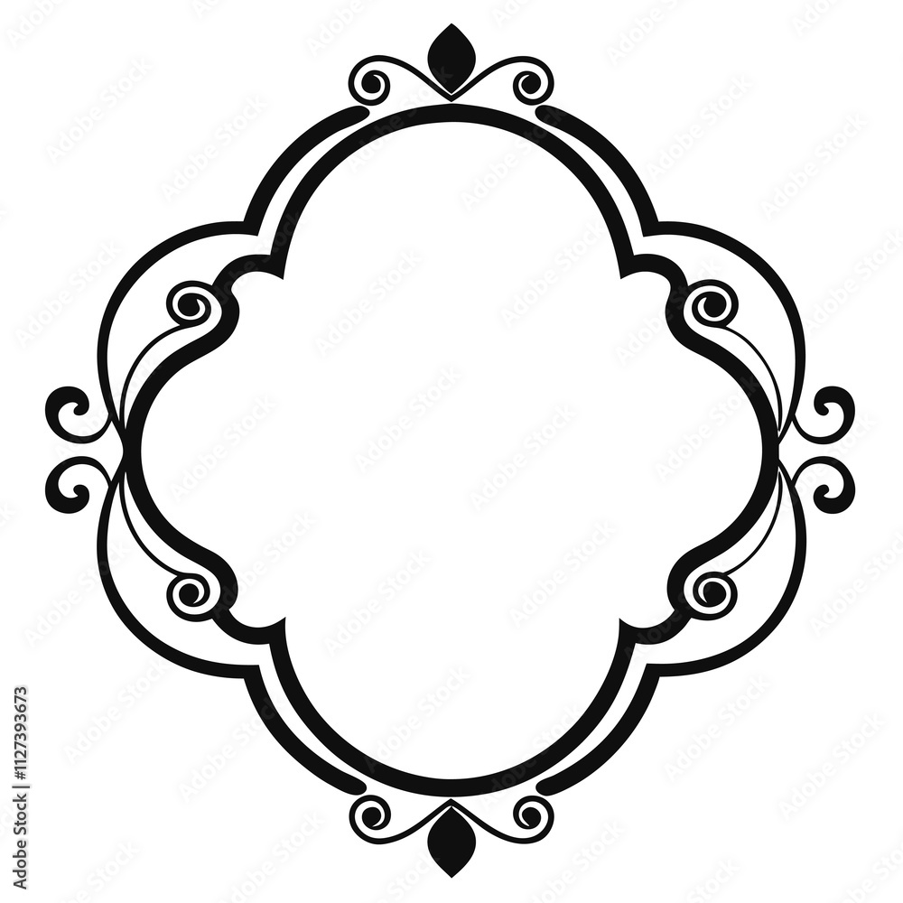 Decorative Frame Border Design with Ornament, Easily Editable Vector File MiLon Graphic Decorative Frame Border Design with Ornament, Easily Editable Vector File MiLon Graphic