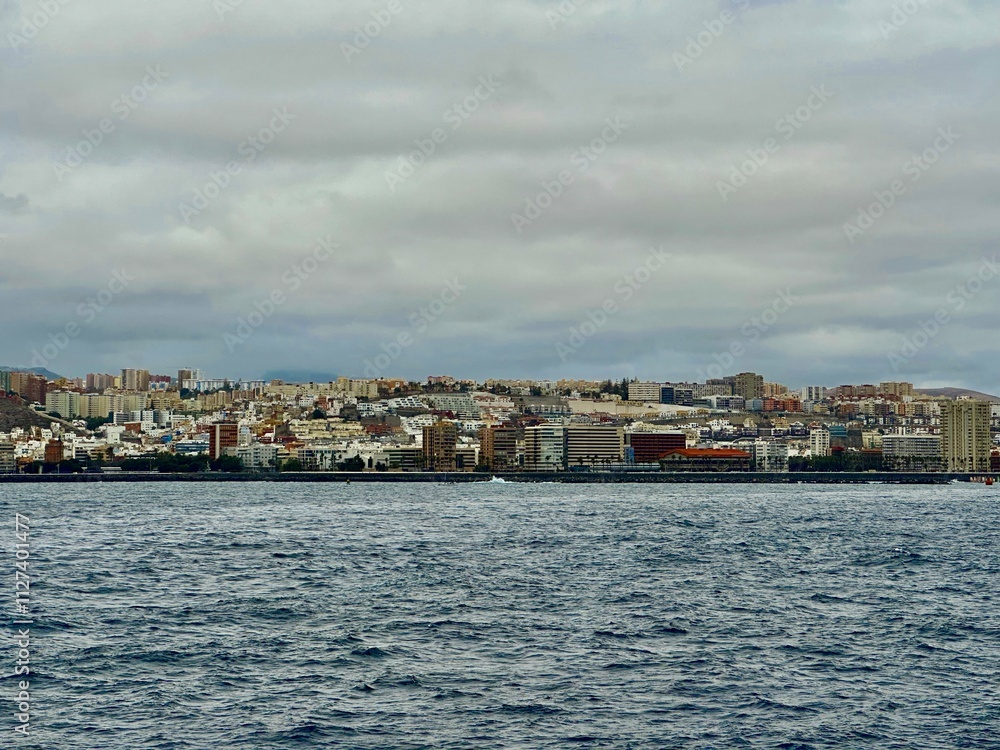 Fototapeta premium Лас-Пальмас-де-Гран-Канария⁩, ⁨Испания⁩, ⁨Северный Атлантический океан⁩