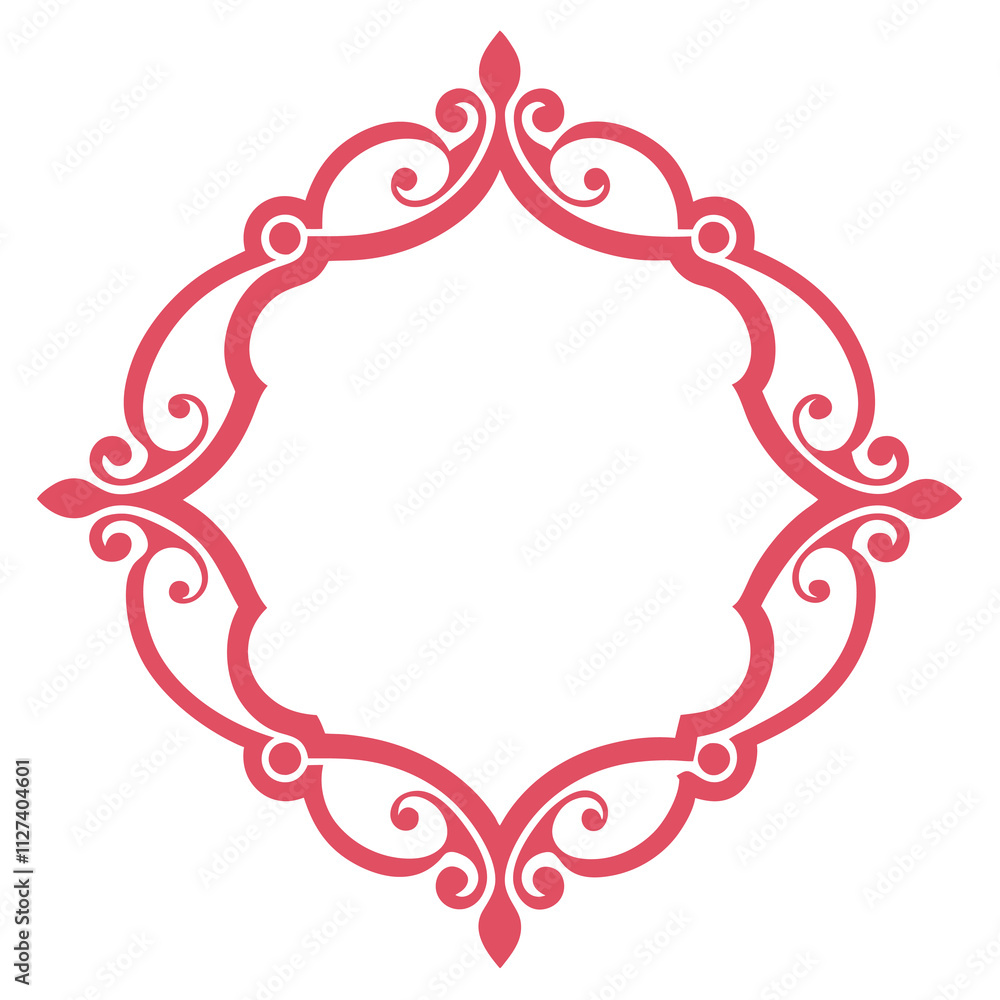 Decorative Frame Border Design with Ornament, Easily Editable Vector File MiLon Graphic Decorative Frame Border Design with Ornament, Easily Editable Vector File MiLon Graphic