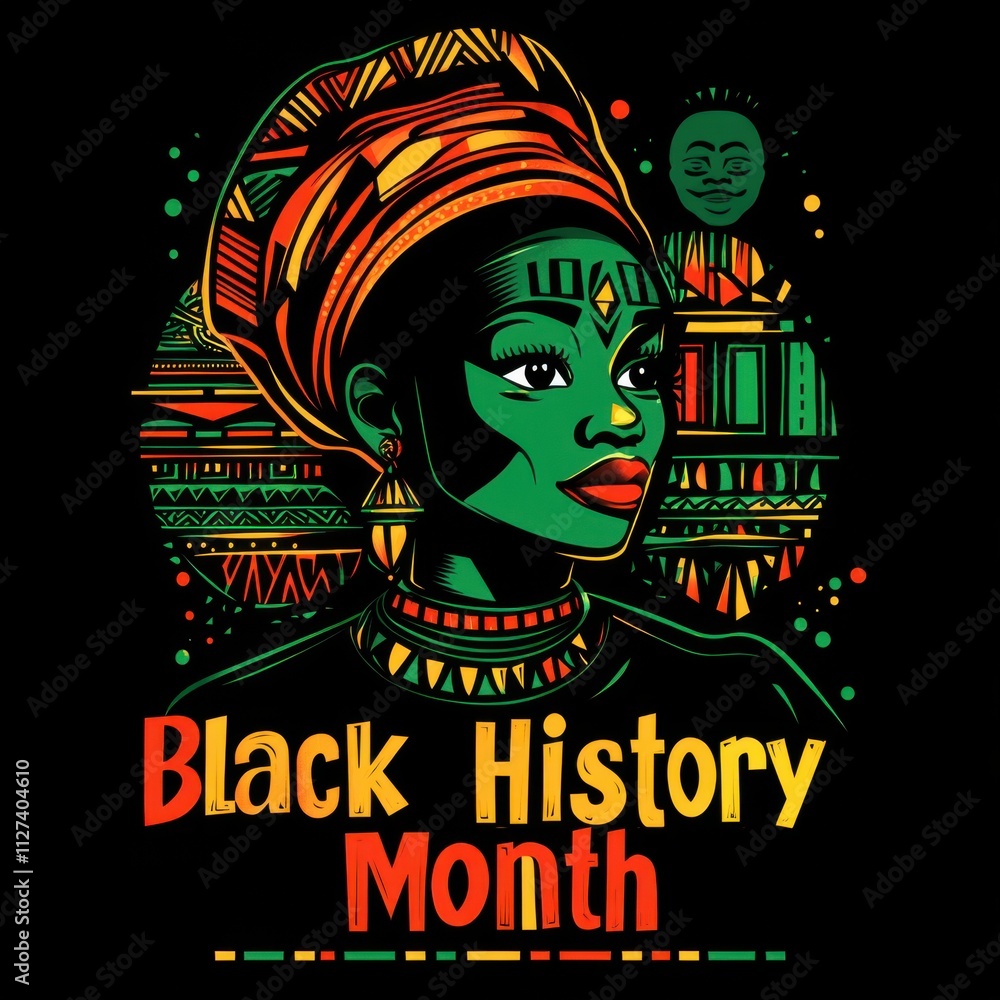 Obraz premium Black History Month Design 