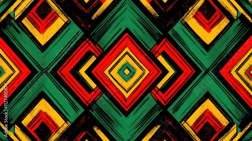 Wallpaper Mural Colorful Tribal Pattern
 Torontodigital.ca