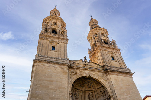 Co-Cathedral of Saint Maria de la Redonda in Logrono. Rioja, Spain photo