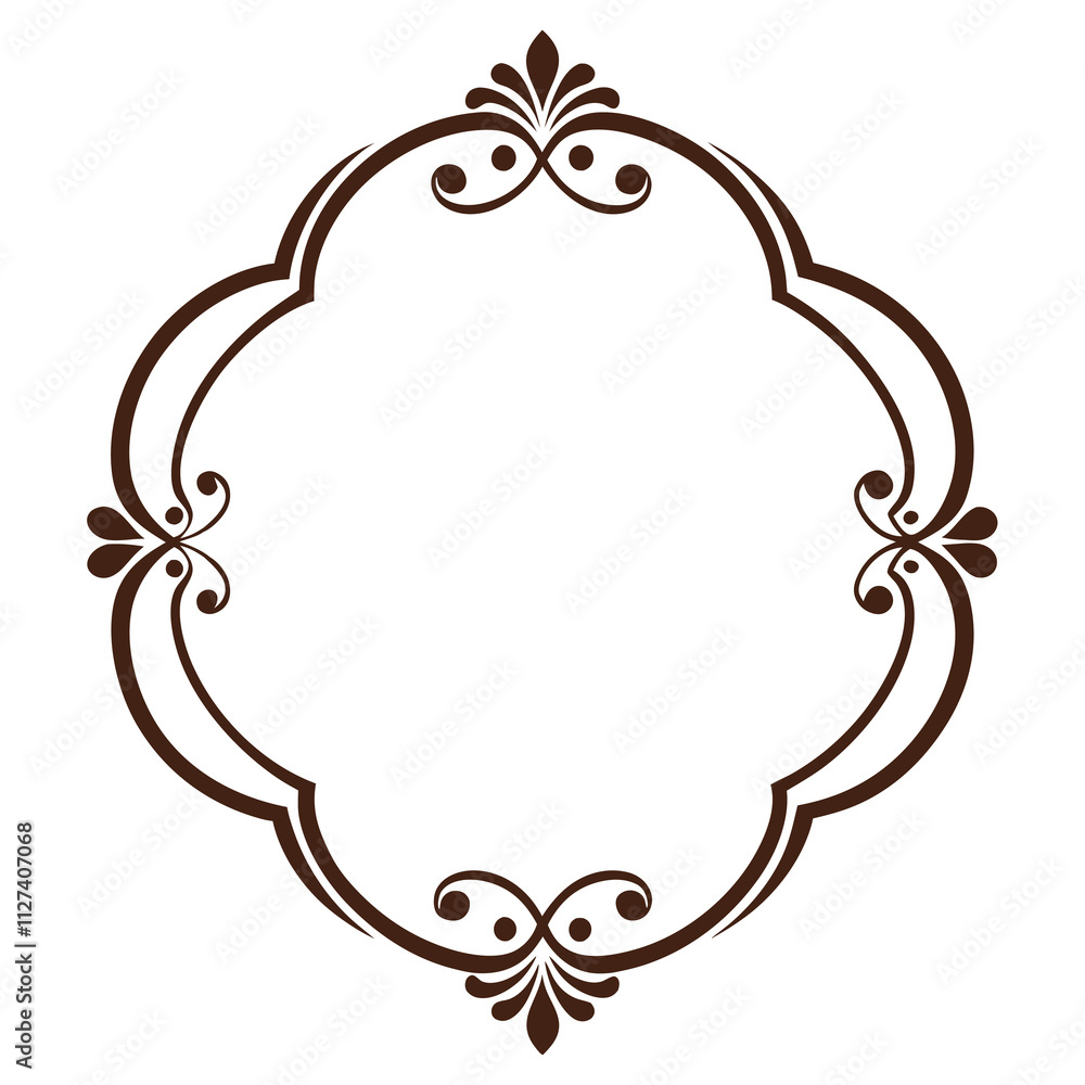 Decorative Frame Border Design with Ornament, Easily Editable Vector File MiLon Graphic Decorative Frame Border Design with Ornament, Easily Editable Vector File MiLon Graphic