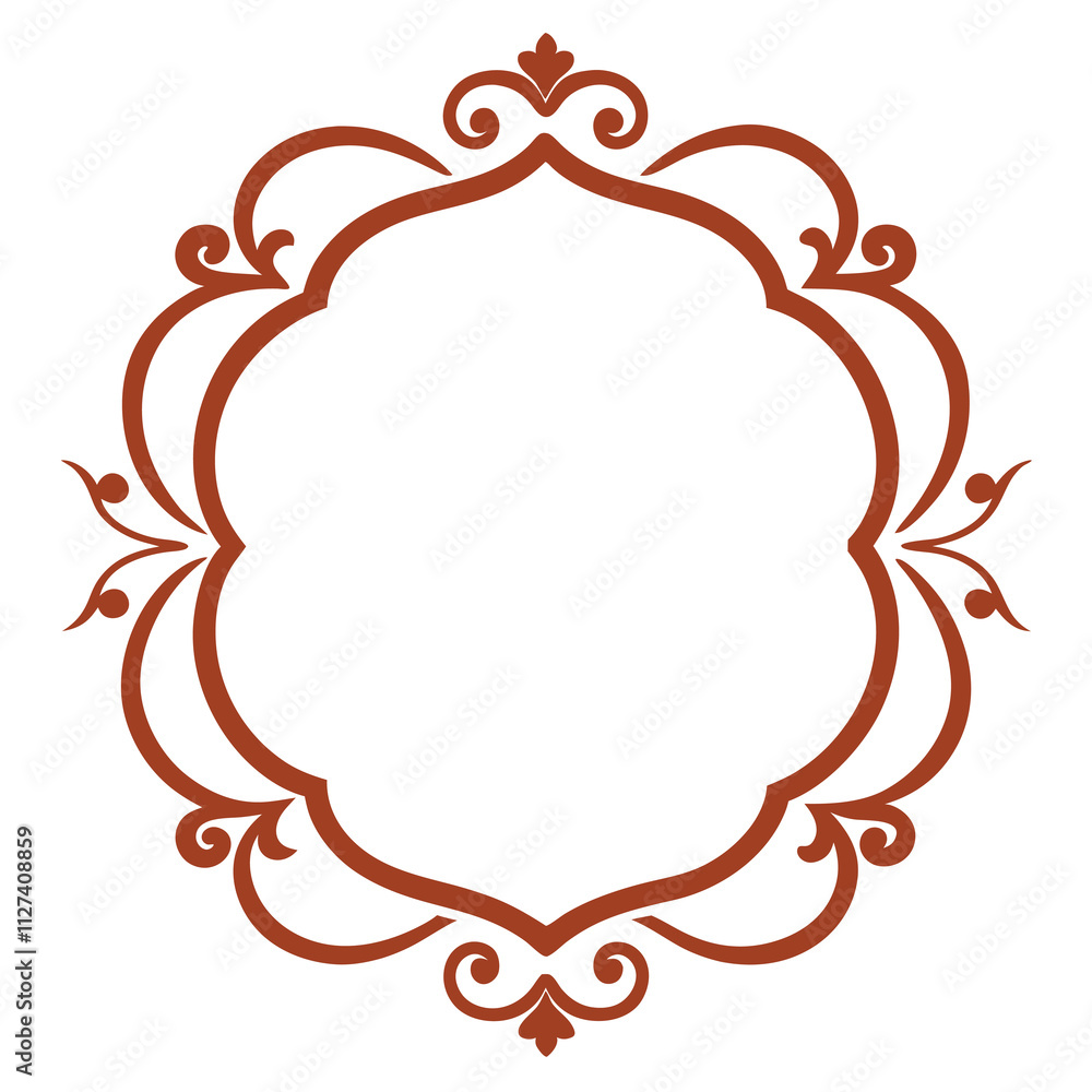 Decorative Frame Border Design with Ornament, Easily Editable Vector File MiLon Graphic Decorative Frame Border Design with Ornament, Easily Editable Vector File MiLon Graphic