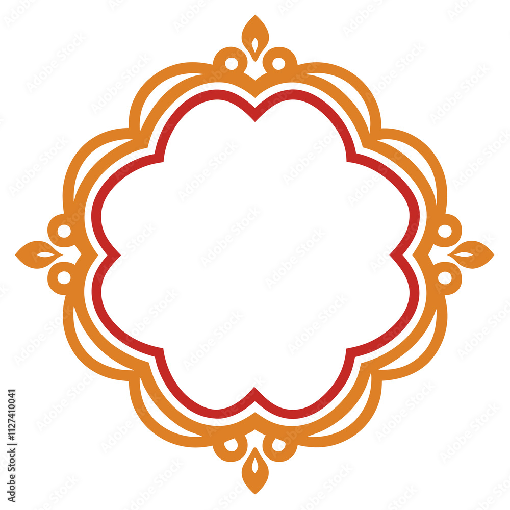 Decorative Frame Border Design with Ornament, Easily Editable Vector File MiLon Graphic Decorative Frame Border Design with Ornament, Easily Editable Vector File MiLon Graphic
