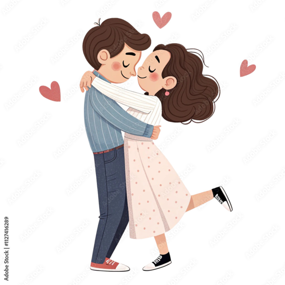 Obraz premium Couple anime manga