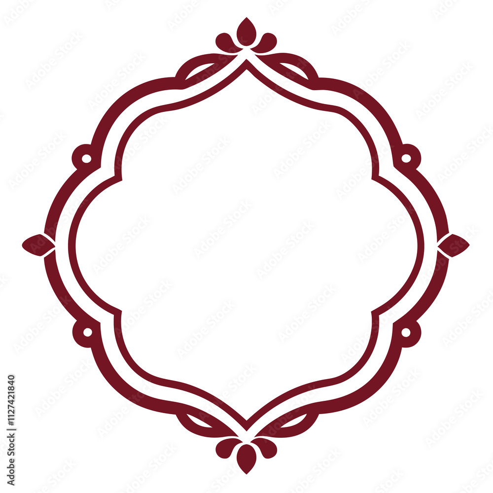 Simple Decorative Frame Border Design with Ornament, Easily Editable Vector File MiLon Graphic Simple Decorative Frame Border Design with Ornament, Easily Editable Vector File MiLon Graphic