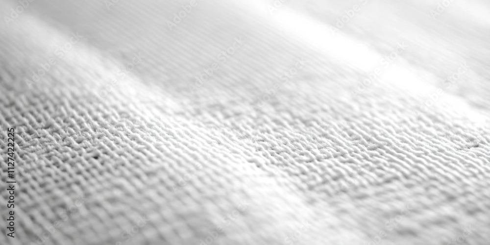 Close-up white canvas texture for design backgrounds Close-up white canvas texture for design backgrounds