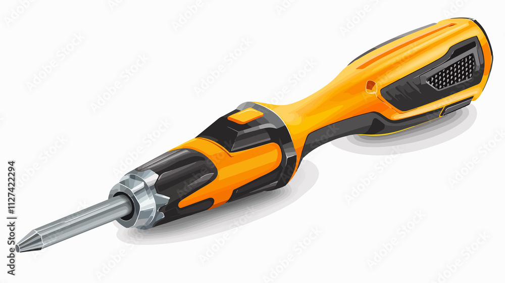Versatile Screwdriver Vector Illustration for Technical Use Versatile Screwdriver Vector Illustration for Technical Use