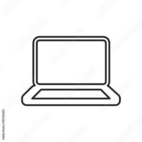 Laptop icon. Computer symbol modern, simple, vector, icon for website design, mobile app, ui. Vector Illustration