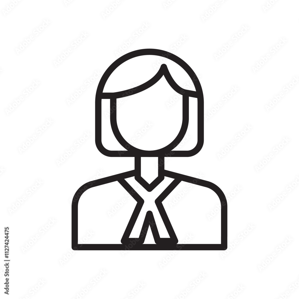 Judge icon Vector flat thin line illustration Judge icon Vector flat thin line illustration