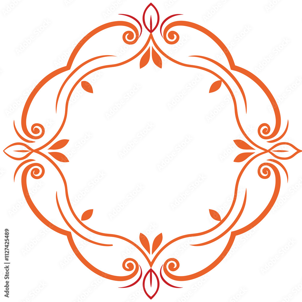 Simple Decorative Frame Border Design with Ornament, Easily Editable Vector File MiLon Graphic Simple Decorative Frame Border Design with Ornament, Easily Editable Vector File MiLon Graphic